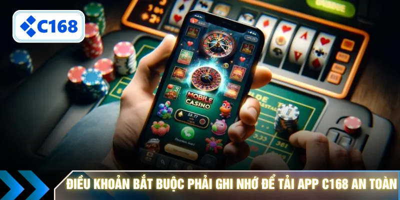 Điều khoản bắt buộc phải ghi nhớ để tải app C168 an toàn