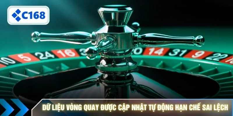 Dữ liệu vòng quay được cập nhật tự động hạn chế sai lệch